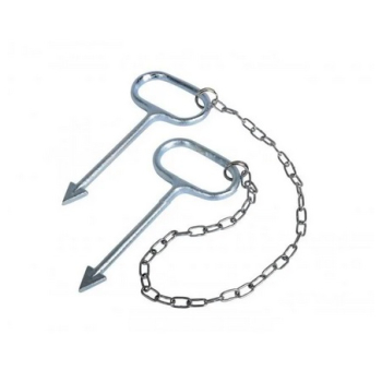 Klucz do pokryw studzienek / włazów z łańcuszkiem